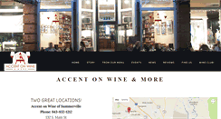 Desktop Screenshot of accentwine.com